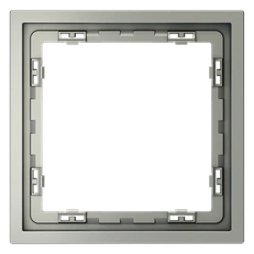 Изображение Рамка пластиковая VOLTUM S70 на 1 пост (сталь)