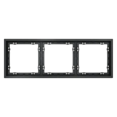 Изображение Рамка на 3 поста графит VOLTUM S70