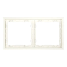 Изображение Рамка пластиковая VOLTUM S70 на 2 поста (хлопок)