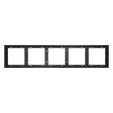 Изображение Рамка на 5 постов графит VOLTUM S70