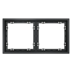 Изображение Рамка на 2 поста графит VOLTUM S70