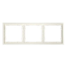 Изображение Рамка пластиковая VOLTUM S70 на 3 поста (хлопок)